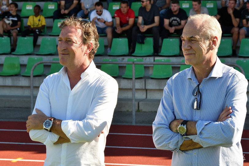 Patrick Fleury (à gauche) et Francis Rebetez (photo : Georges Henz).