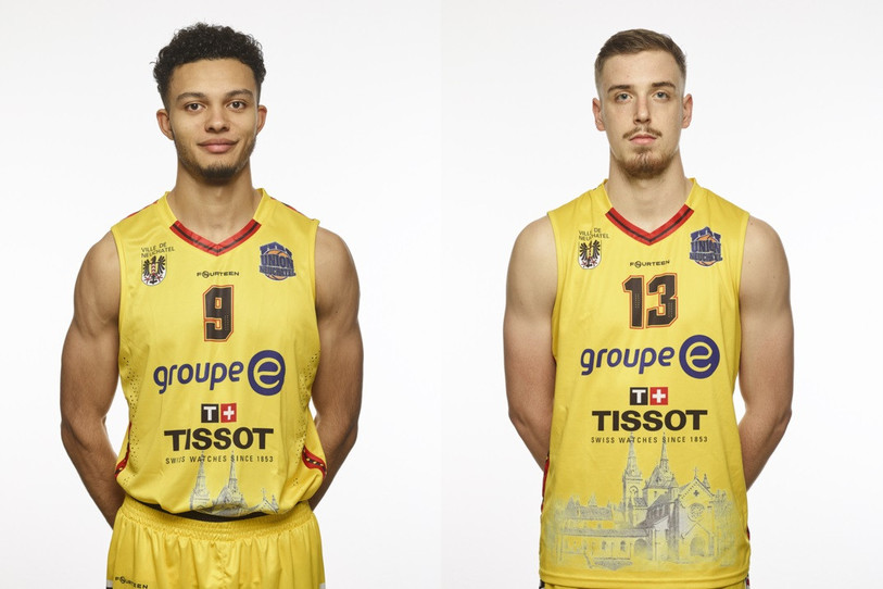 Yoan Granvorka et Killian Martin porteront toujours les couleurs d'Union la saison prochaine. (Photo : Union Neuchâtel)