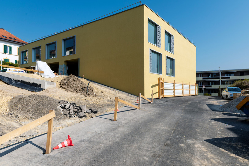 Le complexe des « Quatre Fantastiques » comporte trois nouveaux bâtiments ainsi que l'ancien collège de Vigner. (Photo : Marc Renaud)