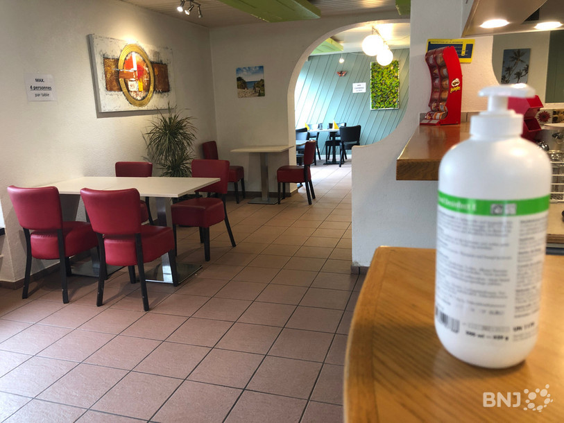 Tout était prêt lundi au restaurant Le Derby à Moutier à une heure du service de midi.