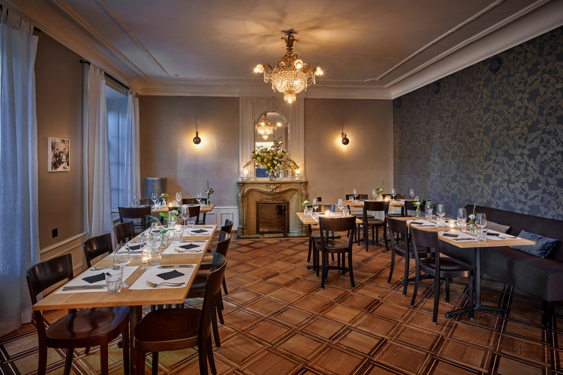 La salle à manger traduit à elle le caractère de la villa. (Photo : ldd)