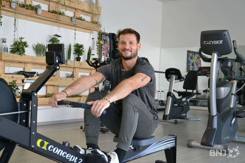 Sourire retrouvé dans les fitness. 