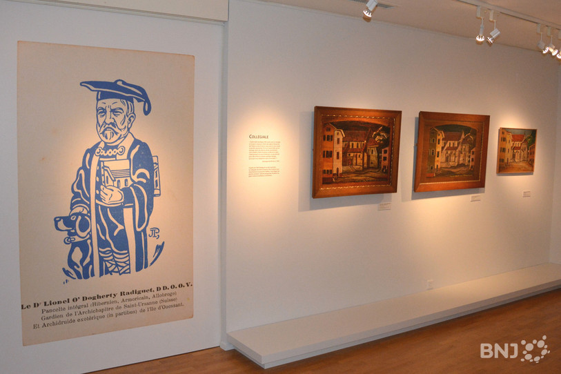 L'exposition contient 18 peintures de l'artiste breton.