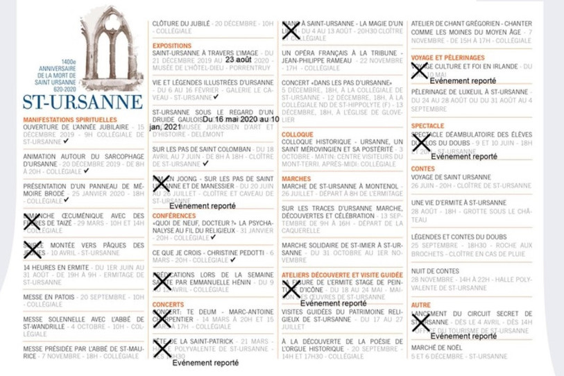 Le calendrier des festivités ne cesse d'être chamboulé.
