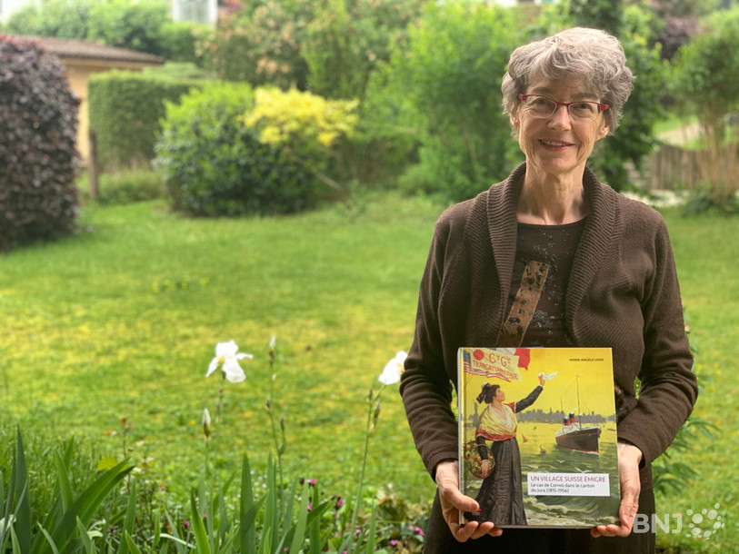 L'historienne bruntrutaine Marie-Angèle Lovis a réalisé un conséquent travail de recherche pour présenter son ouvrage « Un village suisse émigre, le cas de Cornol dans le canton du Jura (1815-1956) ».