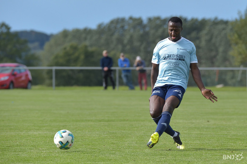 Joël Agmagma sous les couleurs du FC Moutier. (Photo: archives)