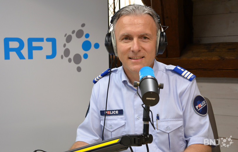 Le commandant de la police cantonale jurassienne Damien Rérat était l'invité du journal de 12h15 sur RFJ.