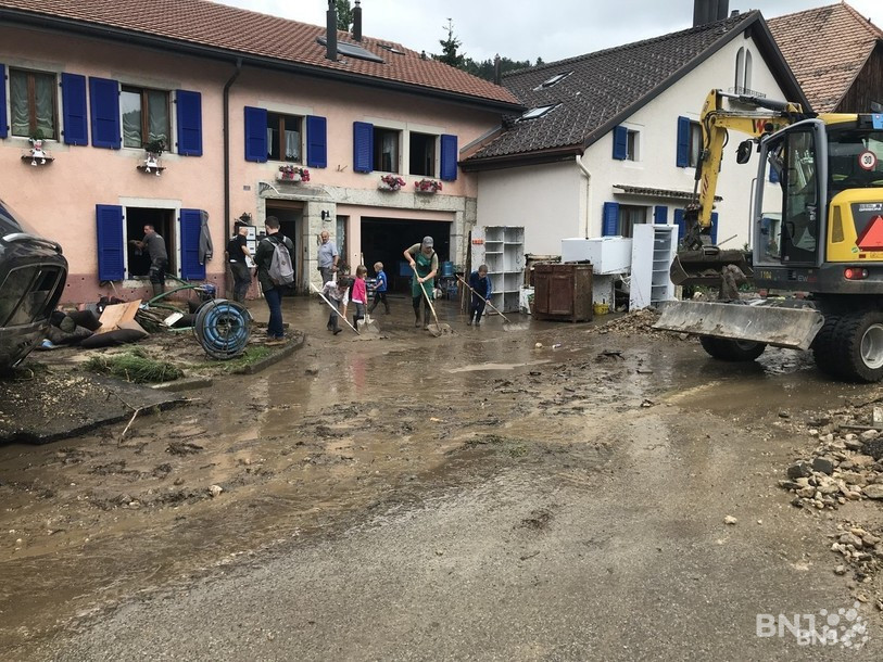 La crue exceptionnelle du Ruz Chasseran en juin 2019 a rappelé que le canton de Neuchâtel n'est pas à l'abri de dommages importants. (Photo d'archive).