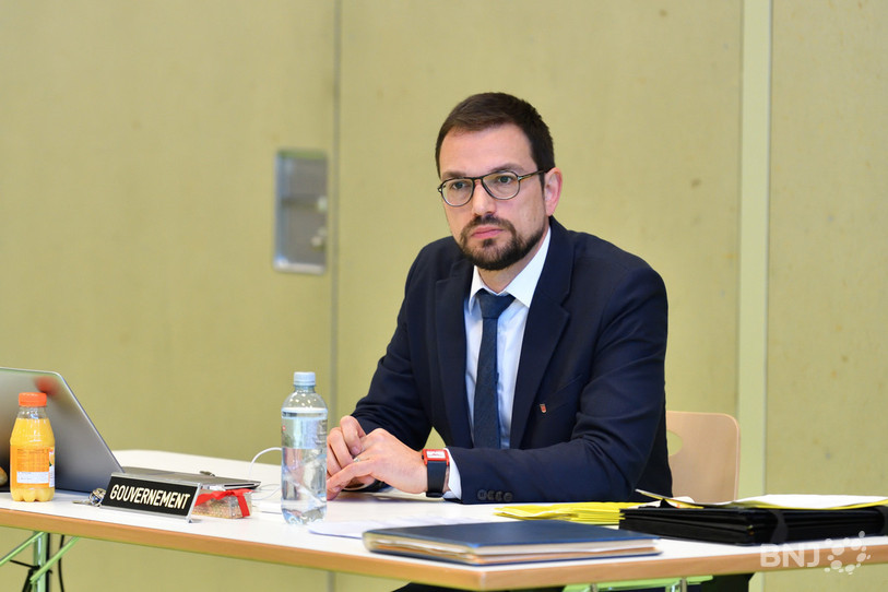 Martial Courtet, président du Gouvernement jurassien (photo : Georges Henz).