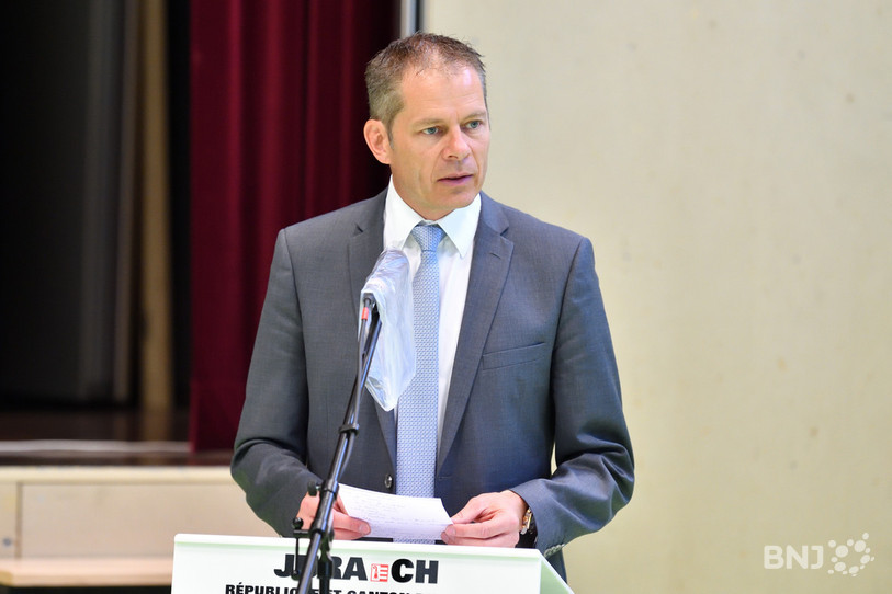 Le ministre jurassien de l'Environnement, David Eray. (Photo : Georges Henz).