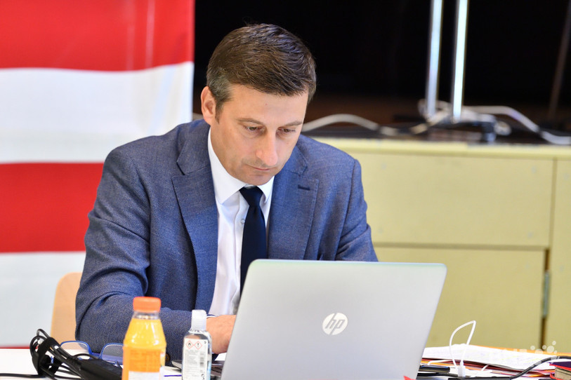 Jacques Gerber, ministre jurassien de la Santé (photo : Georges Henz).