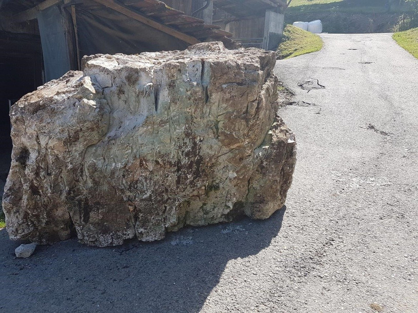 Peu de particuliers demandent des indemnités pour des chutes de pierres ou des trombes d’eau. (Photo : Canton du Jura).