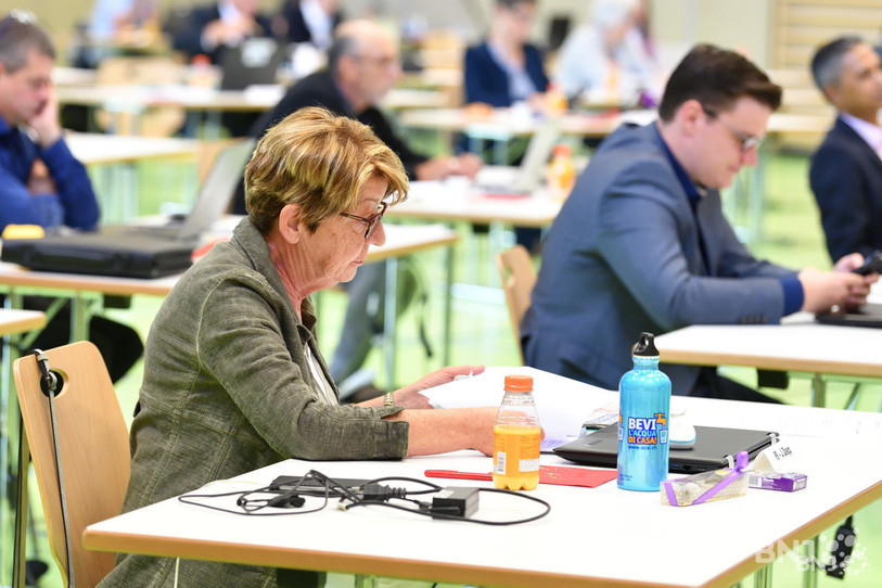 La députée socialiste Josiane Daepp demande d'accorder aux chômeurs une reconnaissance au même titre que n'importe quel autre parent lors de la naissance d'un enfant (photo Georges Henz).