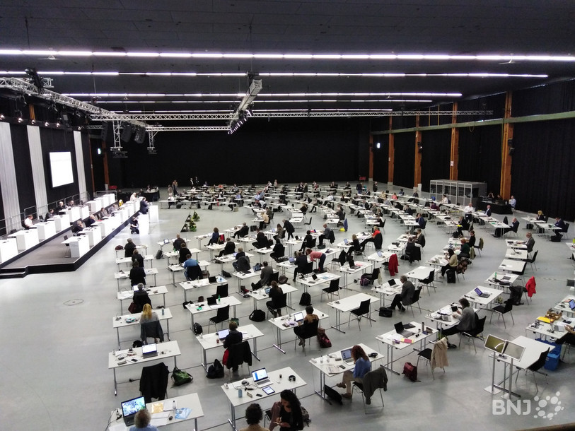 Le Grand Conseil a pris ses quartiers à BernExpo pour la deuxième fois de l'année. (Photo : Georges Henz)