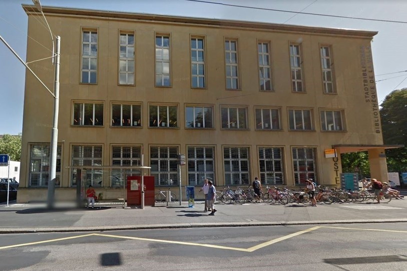 Le bâtiment de la rue Général-Dufour 26 se dresse en plein cœur de Bienne. (données cartographiques : Google Map 2013 )