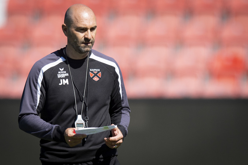 L'entraineur de Neuchâtel Xamax FCS Joël Magnin (photo : KEYSTONE/Laurent Gillieron).
