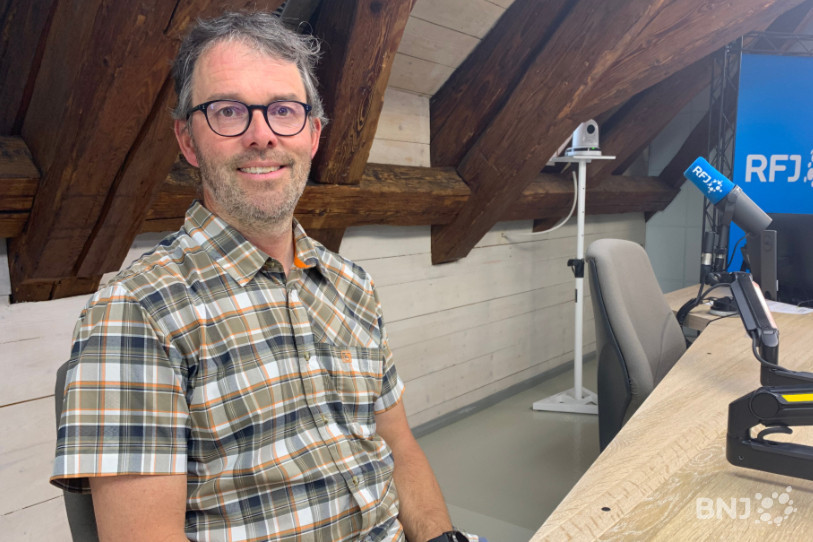 Claude-Alain Baume, président de PRO VELO Jura, était l'invité du Journal de 18h sur RFJ.
