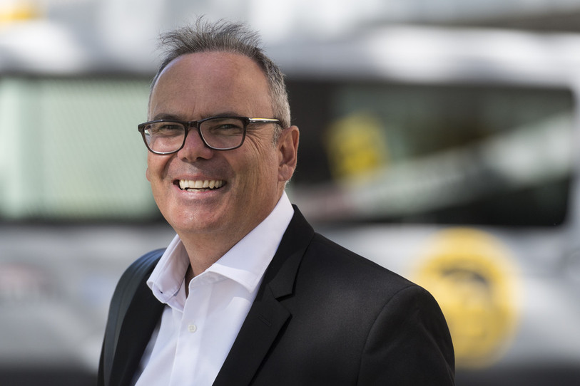 Jean-François Collet, le patron de Neuchâtel Xamax FCS, espère retrouver le sourire la saison prochaine. (Photo : Keystone/Alessandro della Valle)