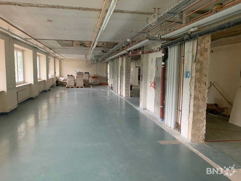 Les locaux de l'ancienne blanchisserie, actuellement en travaux, accueilleront le nouveau joyau médical de l'HJB.