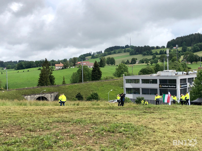 Le futur bâtiment central de Viteos sera situé sur cette butte aux Petites-Crosettes. 