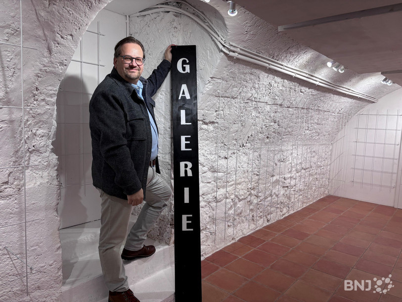 Nicolas Paupe a hâte de voir des oeuvres accrochées aux cimaises de la galerie du Pavé.
