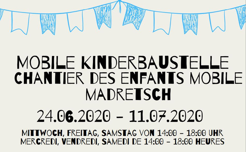 Le chantier mobile sera ouvert aux enfants pendant trois semaines. (image: ville de Bienne)