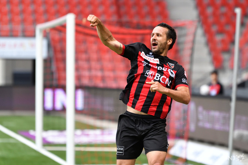 Raphaël Nuzzolo devrait encore exulter après avoir marqué sous le maillot de Neuchâtel Xamax FCS. (Photo : archives) 