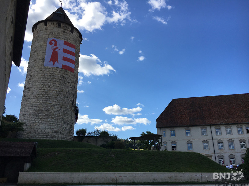 La Tour Réfous s'est aussi parée de ses plus belles couleurs.