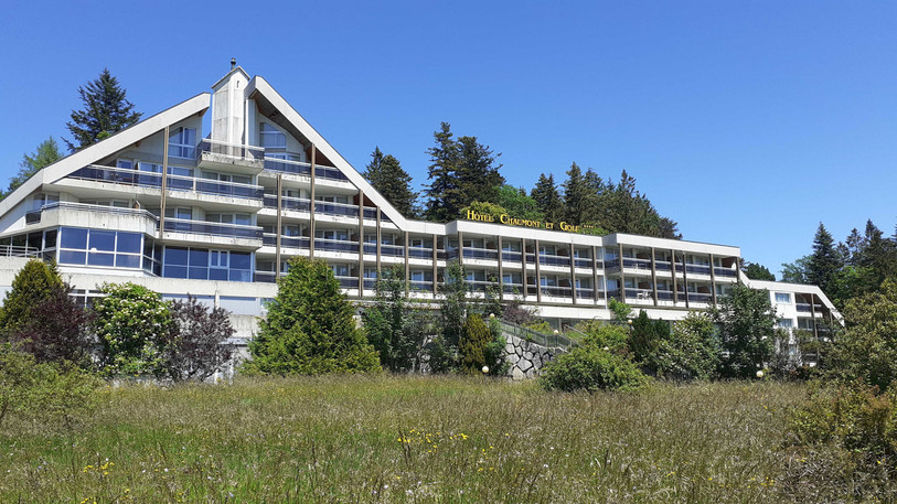 Le Grand-hôtel de Chaumont a attiré des vandales ces dernières semaines. (Photo : Pierre Pfund, IC)