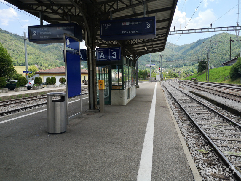Les faits se sont déroulés en décembre 2018 en gare de Sonceboz-Sombeval. (Image d'illustration)
