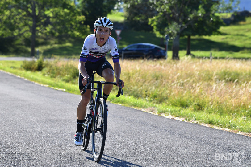 Justin Paroz s'est imposé chez les messieurs. (photo d'archives : Georges Henz).