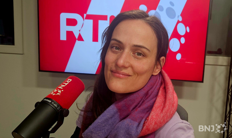 Aude Bourrier, prête pour la nouvelle année, dans « La Matinale ».