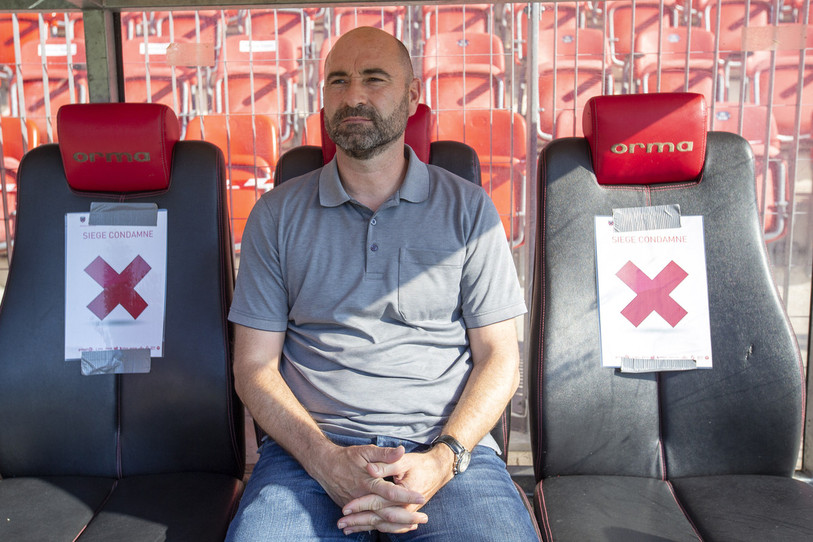 Joël Magnin ne sera pas resté une saison complète sur le banc de Neuchâtel Xamax FCS (photo : KEYSTONE/Salvatore Di Nolfi).