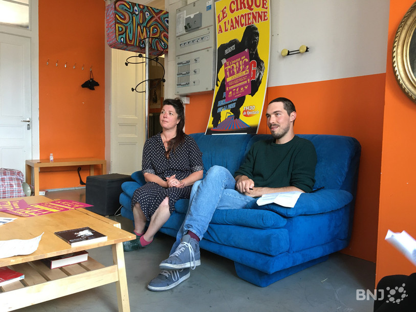 Léon Jodry et Jennifer Wesse-Moser, co-présidents de l’association «Yspass1truc », veulent retrouver le partage avec le public. 