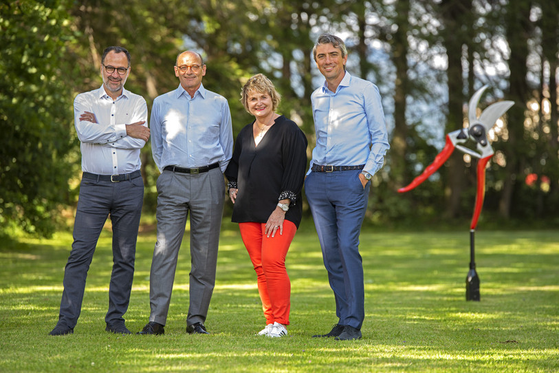 De gauche à droite : Stéphane Poggi, Co-CEO FELCO SA, André Haemmerli Vice-Président du Conseil d’administration, Manuela Surdez présidente du Conseil d’administration et Christophe Nicolet, Co-CEO FELCO SA. (Photo : tripack.org).
