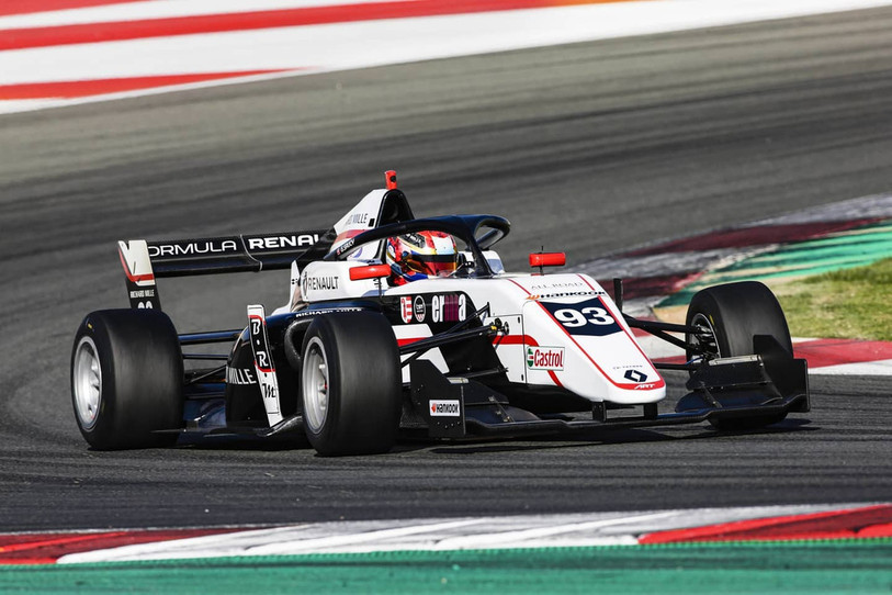 Grégoire Saucy ne sait pas encore s'il pilotera à nouveau en Formule Renault Eurocup l'an prochain. (Photo : ART Grand Prix)