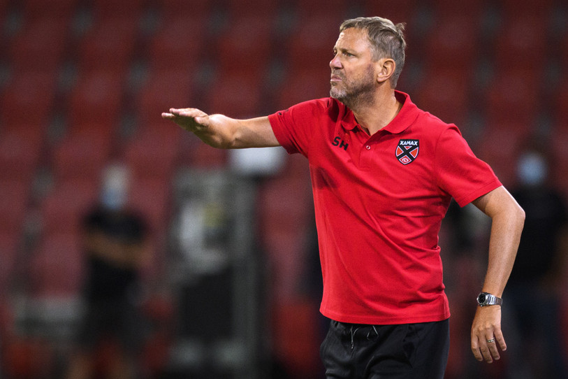 L'entraîneur de Neuchâtel Xamax FCS Stéphane Henchoz (photo : KEYSTONE/Laurent Gillieron).
