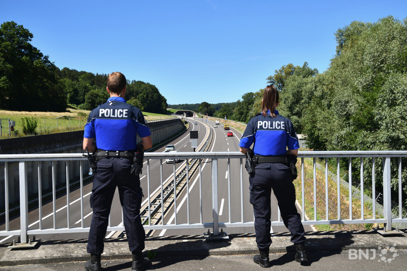 La police jurassienne a constaté une augmentation de la criminalité au mois de juin. (Photo : Georges Henz).