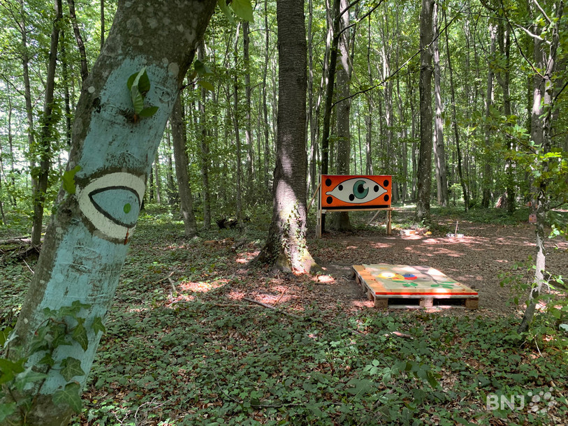 Le sentier espiègle du bois du Gros Bouetchet est ouvert jusqu'à la fin du mois d'octobre.