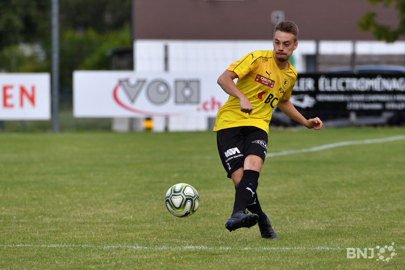 Le latéral Marc Bilat n'aura effectué que quelques matches de préparation avec le FC Bassecourt (photo : Georges Henz).