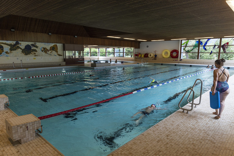 La piscine couverte de l’Orval subit de grandes rénovations. Sa réouverture sera est prévue au mois de mars. (Photo : archives/ Piscine de l’Orval)