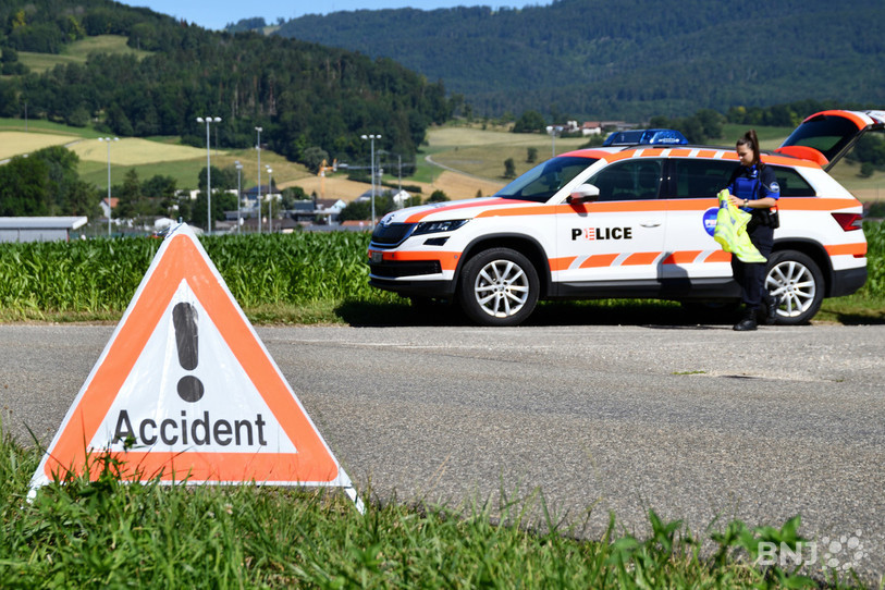 Un accident entre une voiture et un cheval est un fait rare dans la région. (Photo archives : Georges Henz)