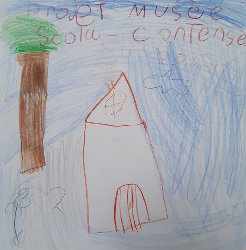 Dessin réalisé par l'un des enfants qui a pris part au projet du Musée d'histoire de La Chaux-de-Fonds. (Photo : Musée d'histoire)