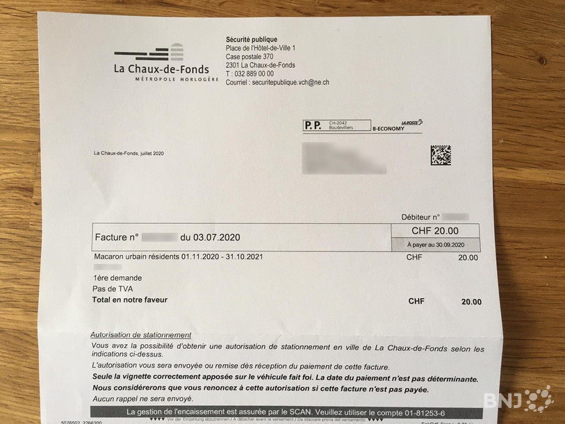Les Chaux-de-Fonniers reçoivent ces jours une lettre qui leur permet de commander le sésame.