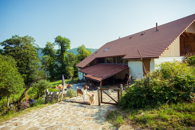 Jura Vacances, à la Joux-Chaupe à Epauvillers fait partie des offres d'agritourisme dans le Jura et le Jura bernois (photo: FRI, Gaelle Schwimmer).