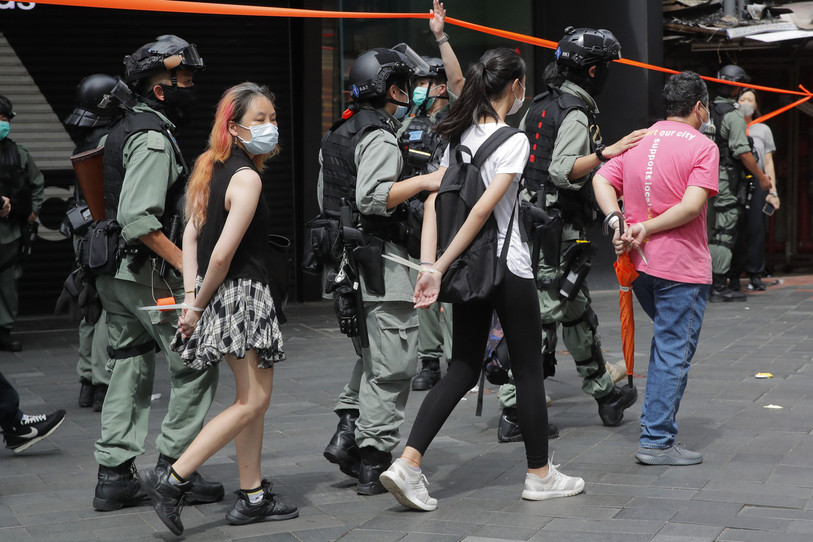 Les contrevenants à la nouvelle loi risquent la prison à vie. (photo : AP/Kin Cheung).