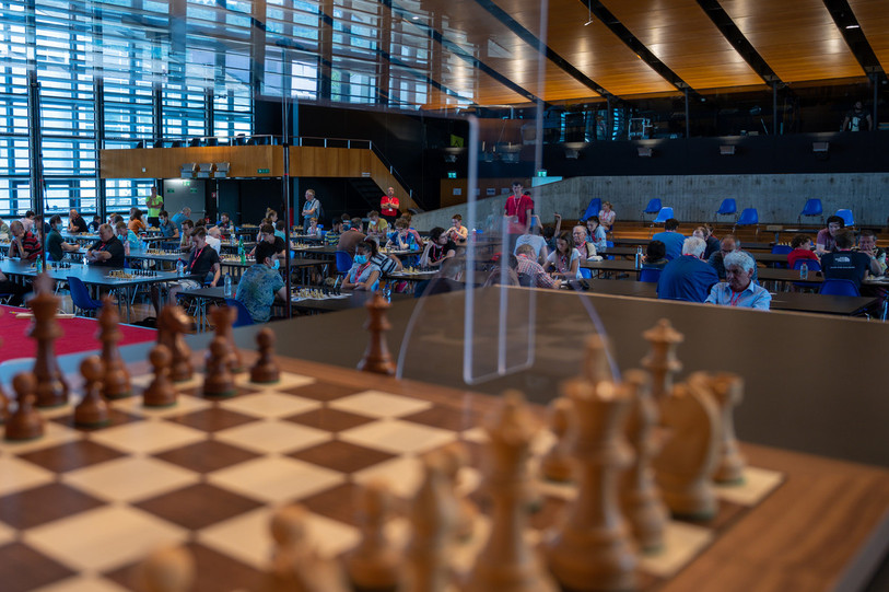 Le Festival d'échecs de Bienne en 2020.