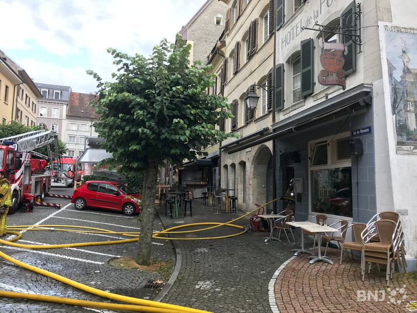 La rue des Malvoisins a dû être totalement évacuée.