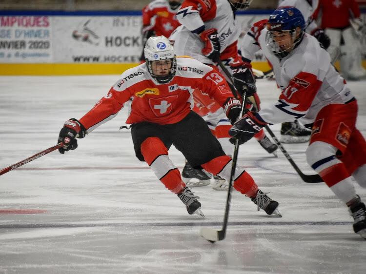 Son avenir est au Canada: Miles Müller des U17 du HCB, s'envole à la rentrée pour Moncton. (Photo: Mathias Müller)