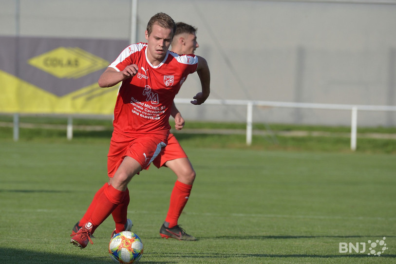Alessio Prato a notamment inscrit deux buts jeudi soir pour le FC Glovelier (photo : Georges Henz).